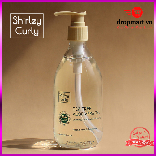 Gel dưỡng ẩm da Shirley Curly Tea Tree Aloe vera gel 300ml