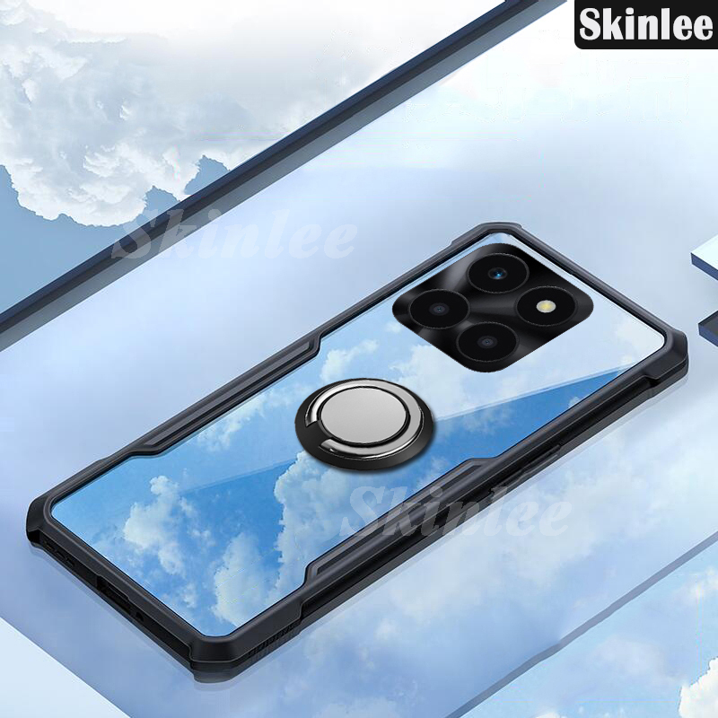 Phone%20case%20For%20Honor%20X6B%20Back%20cover%20Hard%20Phone%20Case%20Clear%20Transparent%20Shockproof%20Car%20Navigation%20Holder%20Ring%20for%20Honor%20X6B%20Phone%20Casing%20-%20Image%202