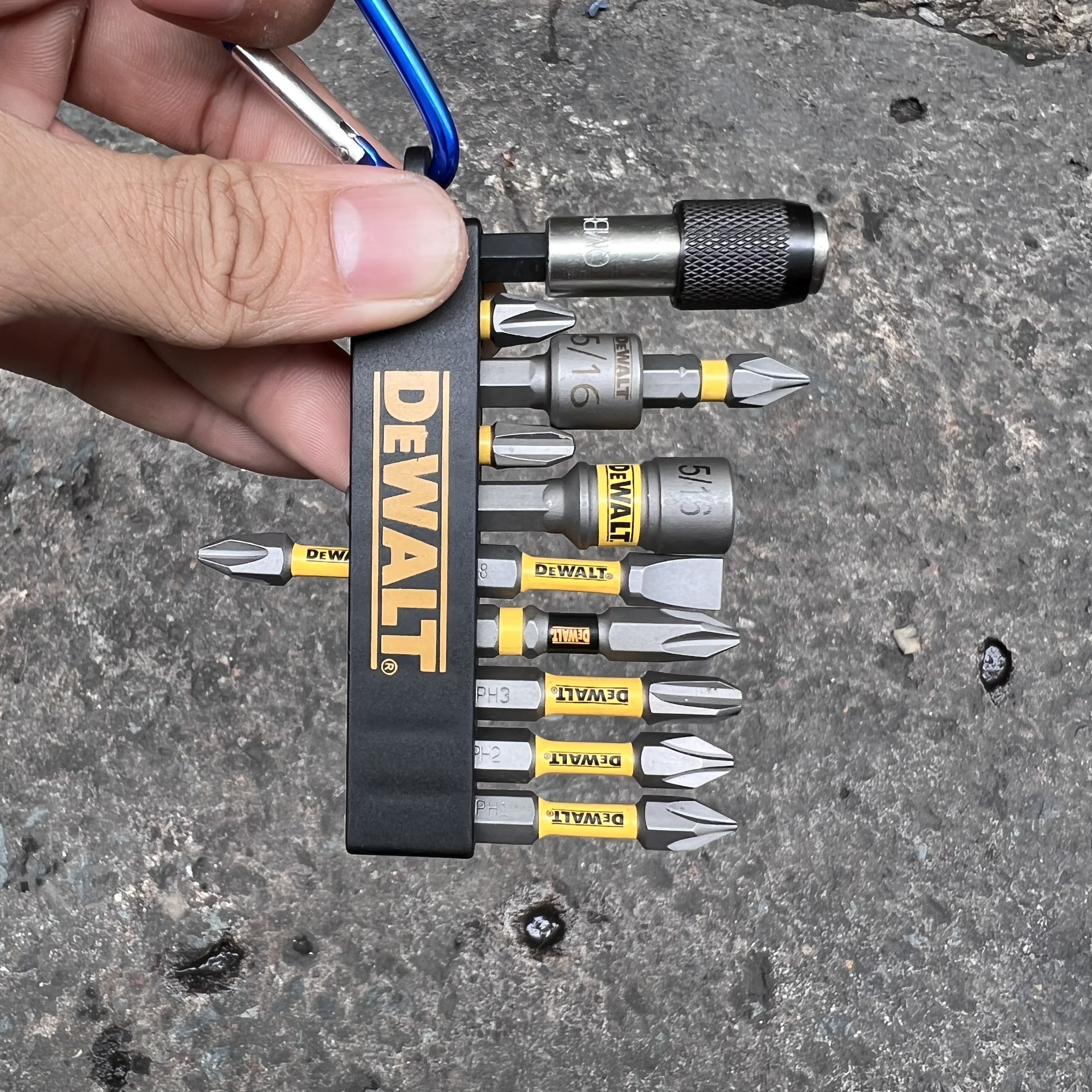 Bộ Mũi Vít DEWAT + 2 Đầu Bắn Tôn