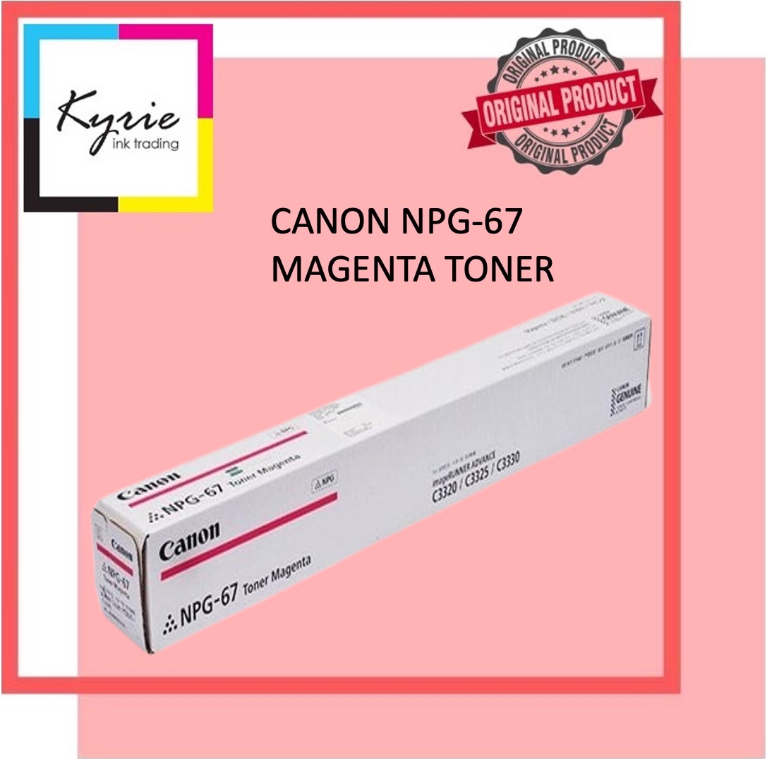 Canon NPG-67 Magenta Original Toner NPG67 | Lazada PH