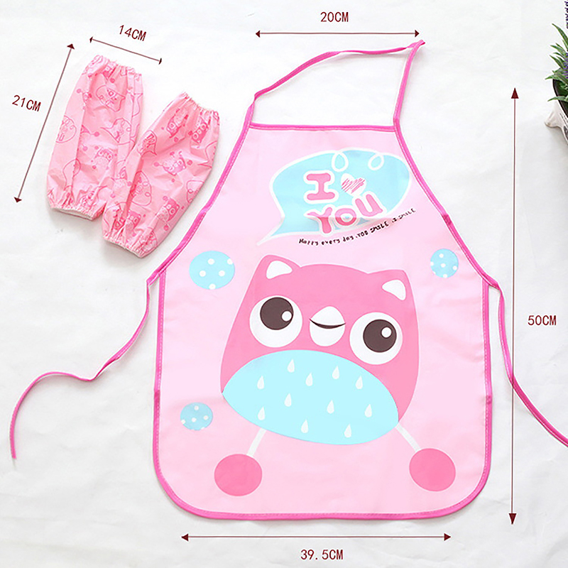 1Pc/Set%20Waterproof%20EVA%20Cartoon%20Children%20Aprons%20Oversleeves%20Cartoon%20Multipurpose%20Durable%20Kid%20Painting%20Overclothes%20Random%20Color%20-%20Image%202