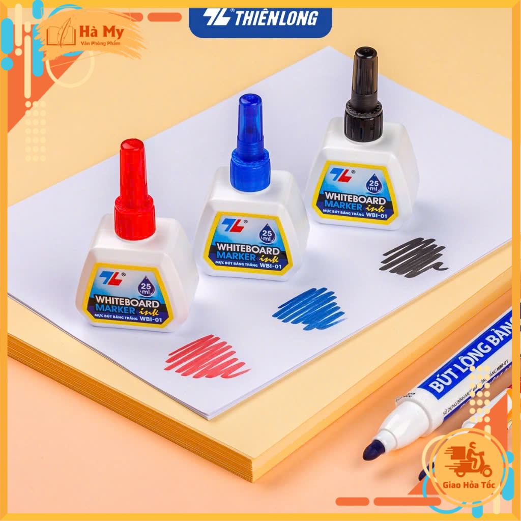 Mực bút lông bảng Thiên Long WBI-01 - 25ml