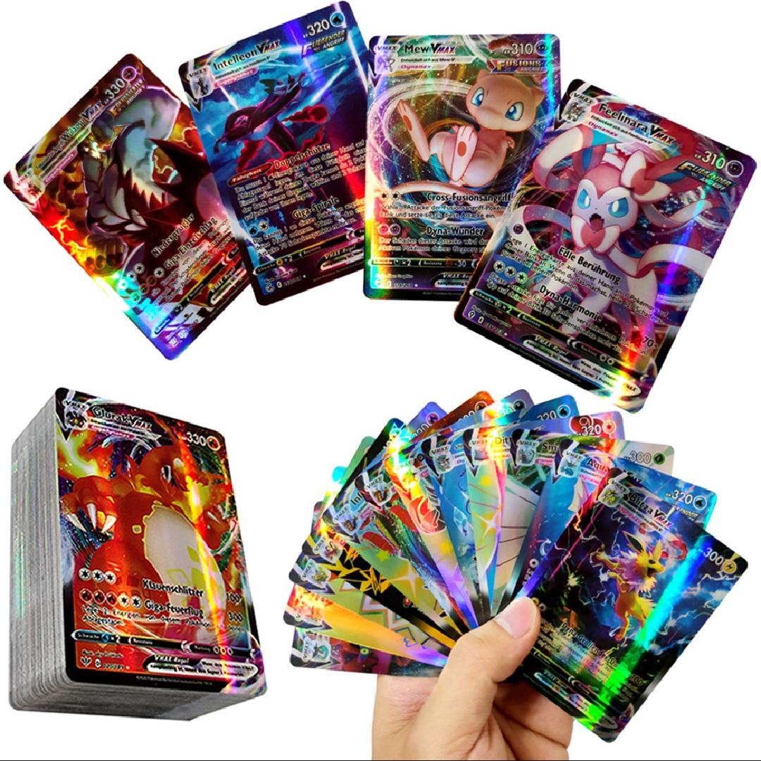 25pcs Shining GX VMax & Battle Deck Cards for Kids Complete Pokemon Trading Card Set. 