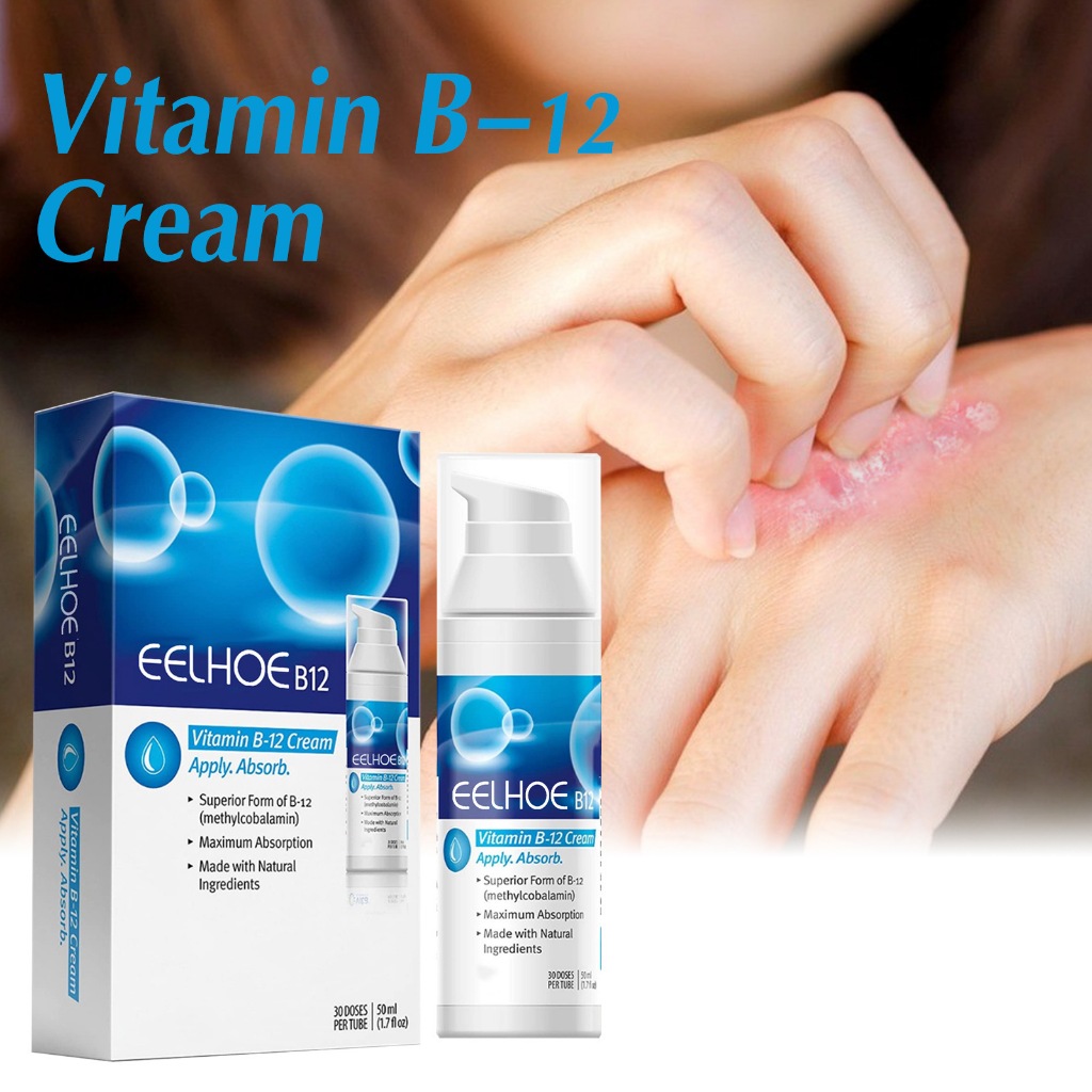 Kem Vitamin B12 Làm Giảm Đỏ Và Ngứa Antipruritic Sửa Chữa Kem hiệu quả sau 7 ngày chống ngứa viêm da