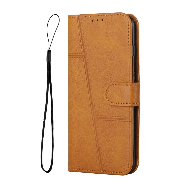 【HZSUNSKY】 For Samsung Galaxy A05 Stitching Calf Texture Buckle Leather Phone Case