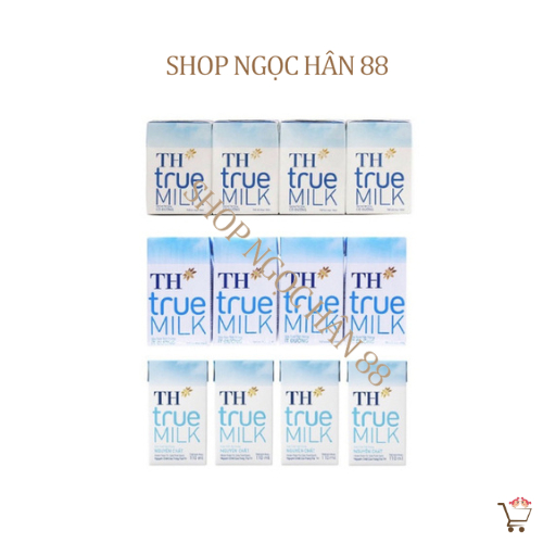 Combo 2 Vỉ Sữa tươi TH TRUE MILK ( 8 hộp x 110ml)
