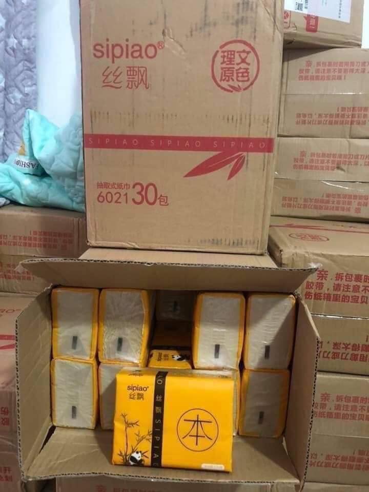 THÙNG 30 GÓI GIẤY ĂN GẤU TRÚC