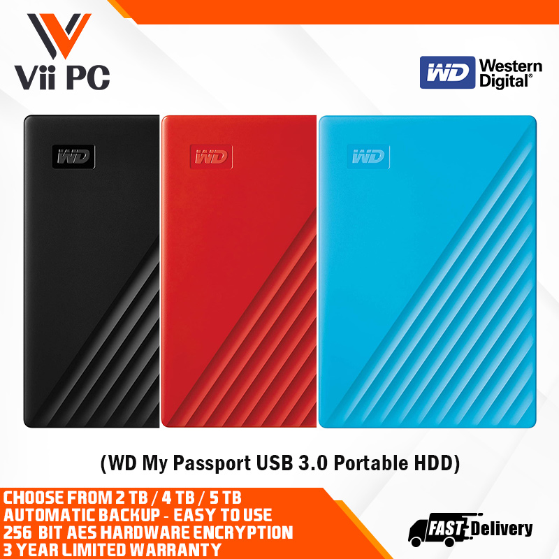 wd my passport 4tb portable hard drive ps5