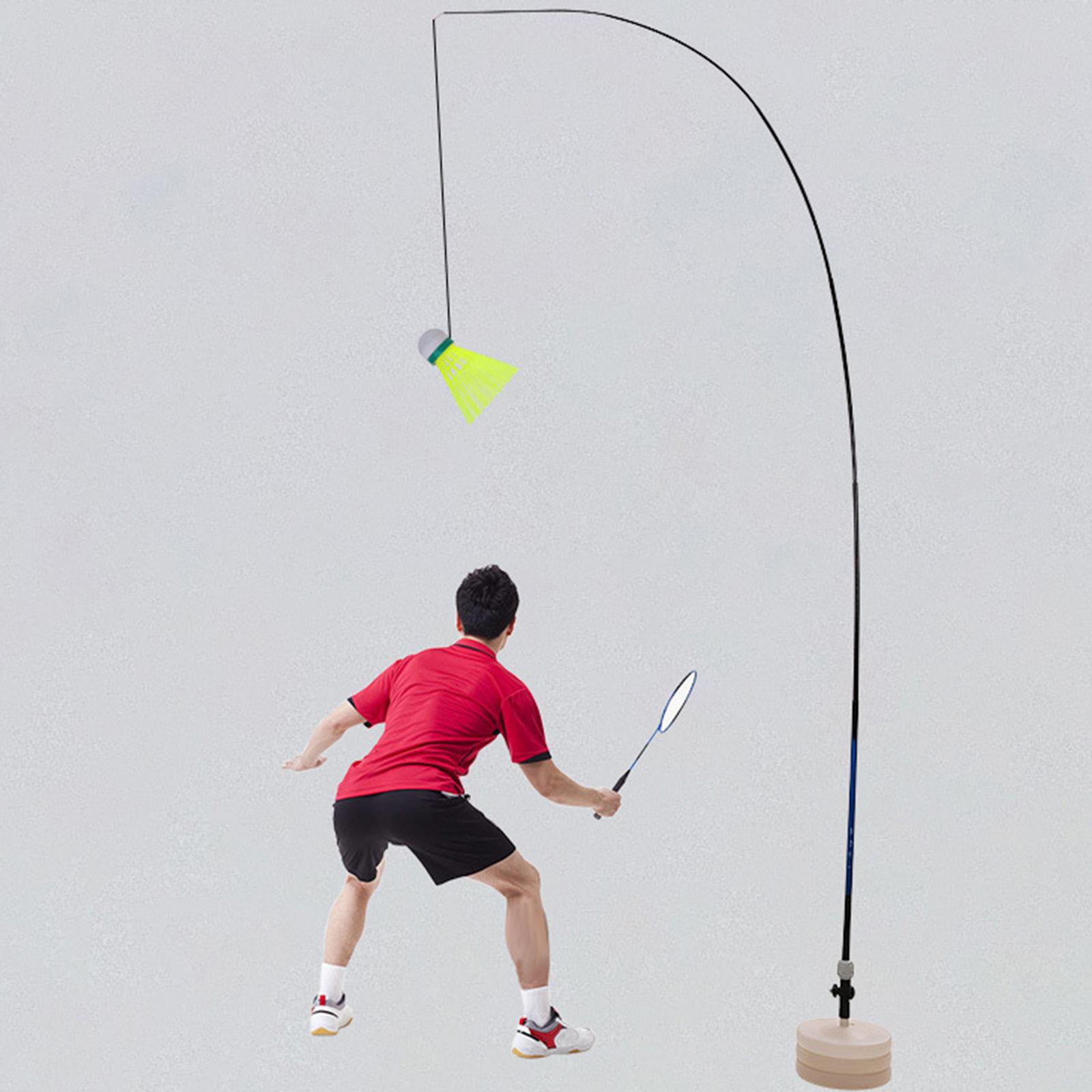 WBStar Premium Badminton Self Training Device Self-Study Aids Badminton Trainer Backyard Auto Rebounding Exerciser Exercising Machine