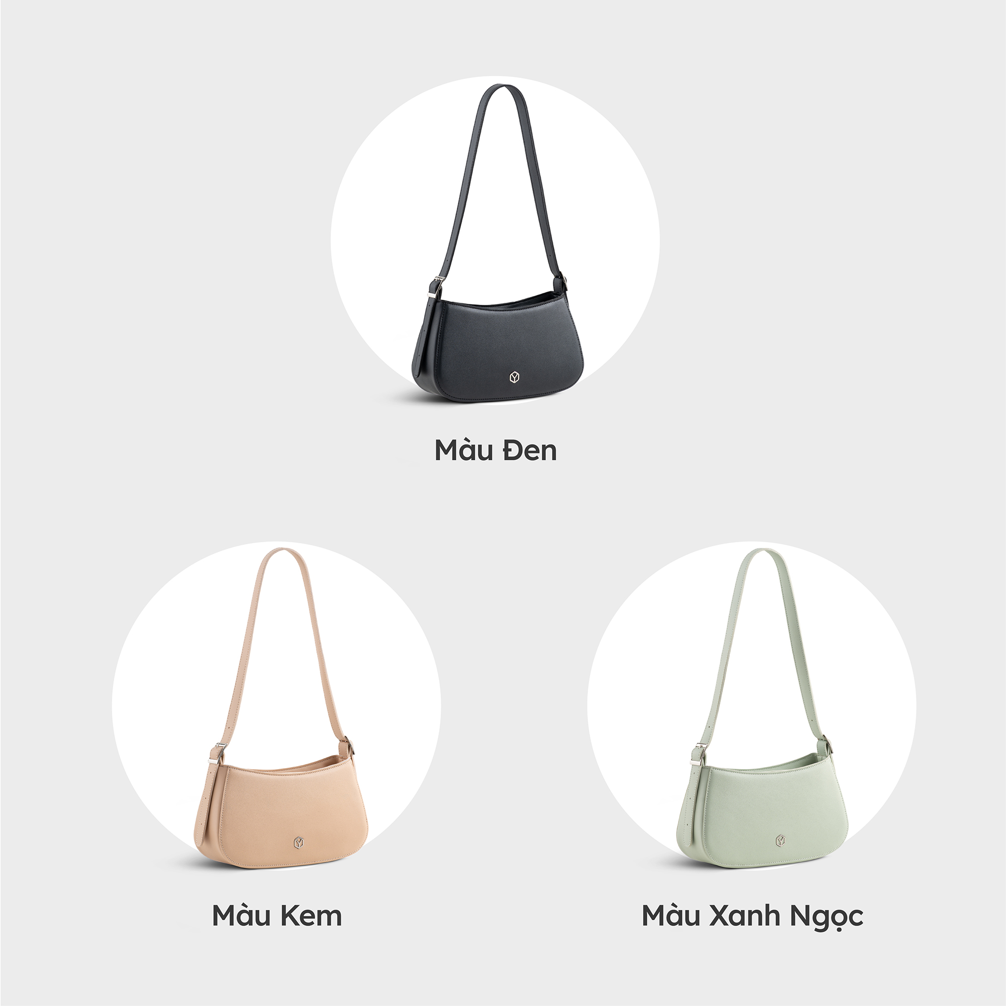 Túi Yuumy (Thời trang nữ kiểu dáng basic size 24 - Túi đeo vai da Seasand YN228)