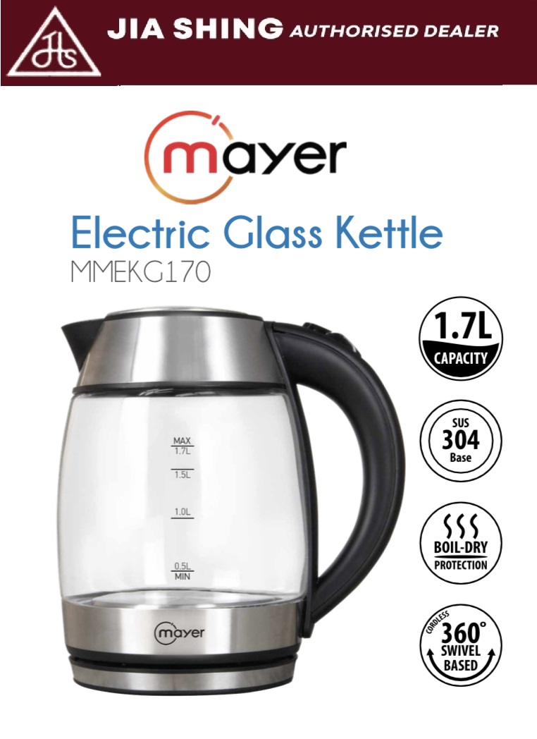 Mayer electric sale glass kettle