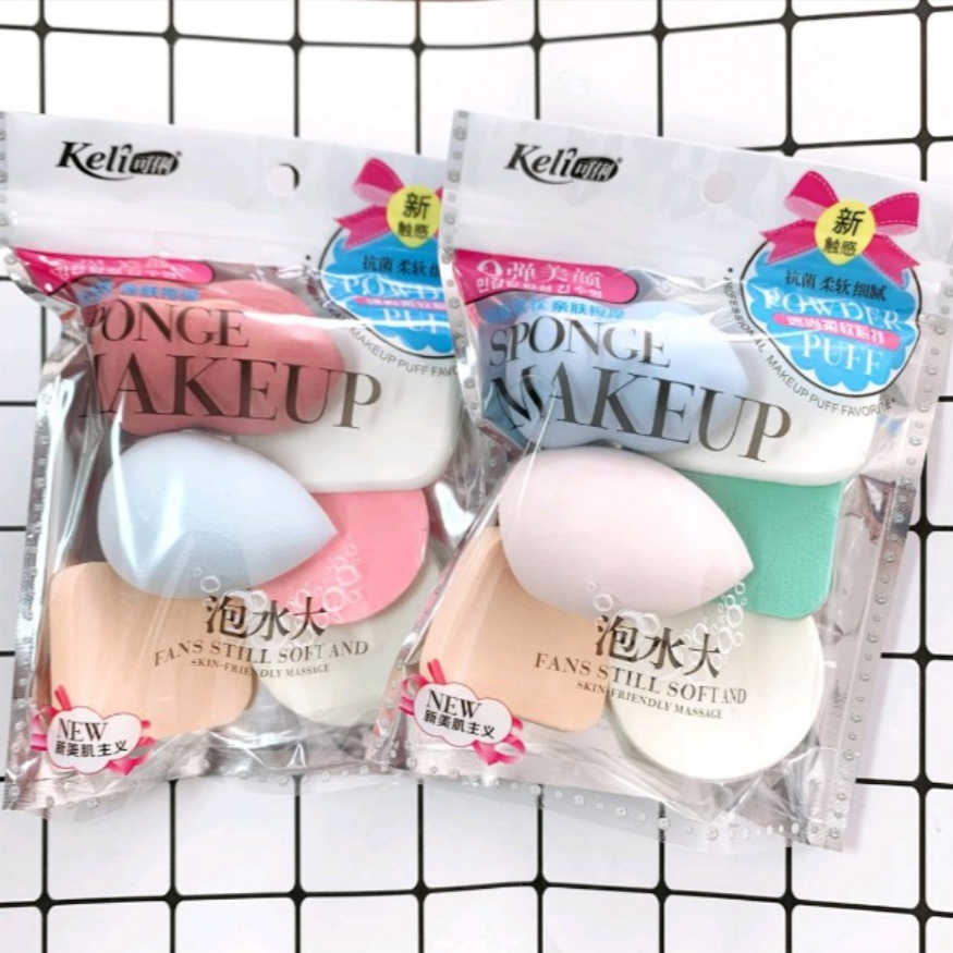Keli Makeup Sponges Pack of 6 Pieces