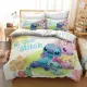new Lilo and Stitch bedding set single double full Queen king size cartoon bed cover pillow cases boy girl gift. 