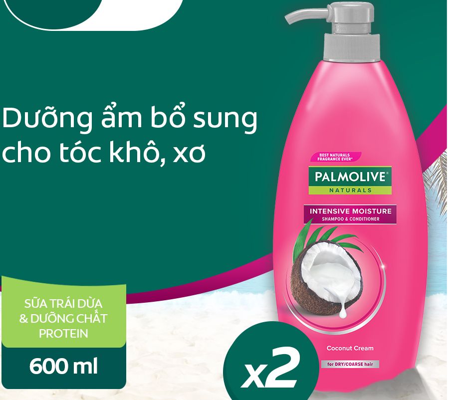 Dầu gội có dầu xả PALMOLIVE 600ml