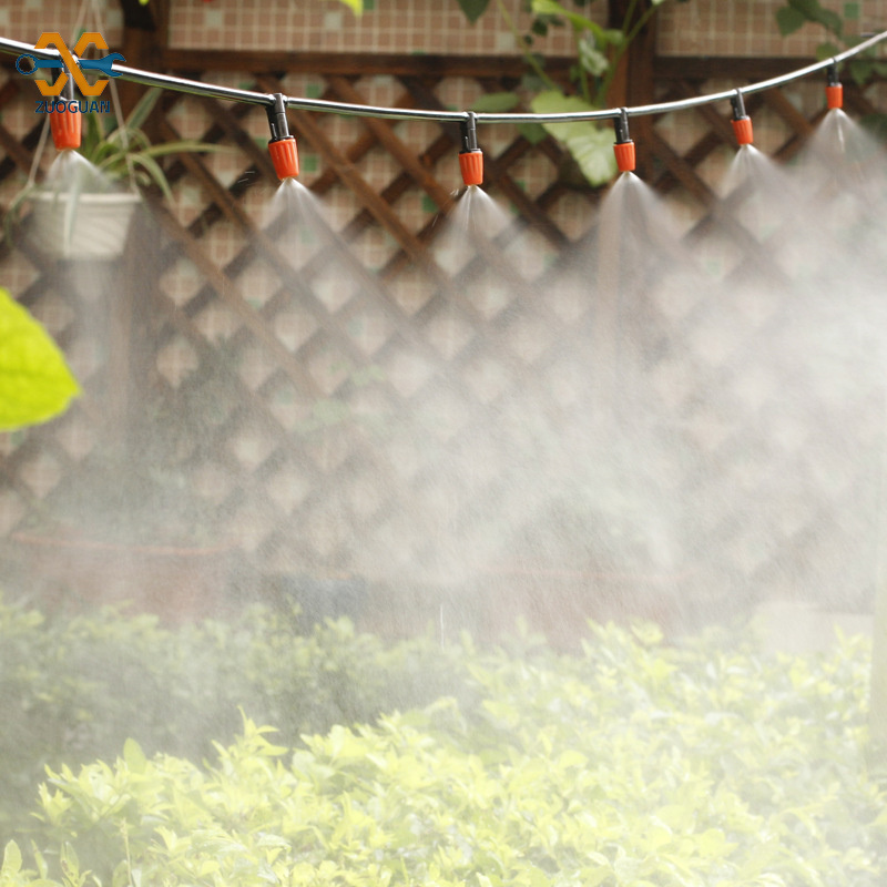 ZUOGUAN Automatic flower watering atomization micro-spray micro-mist agricultural sprayer watering spray cooling dust removal garden irrigation system