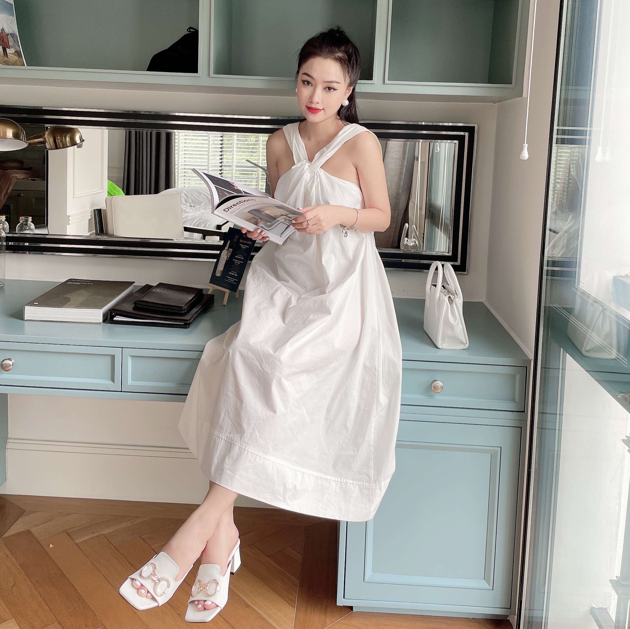 Giày cao gót đẹp thời trang 5 phân Luvia 13CG