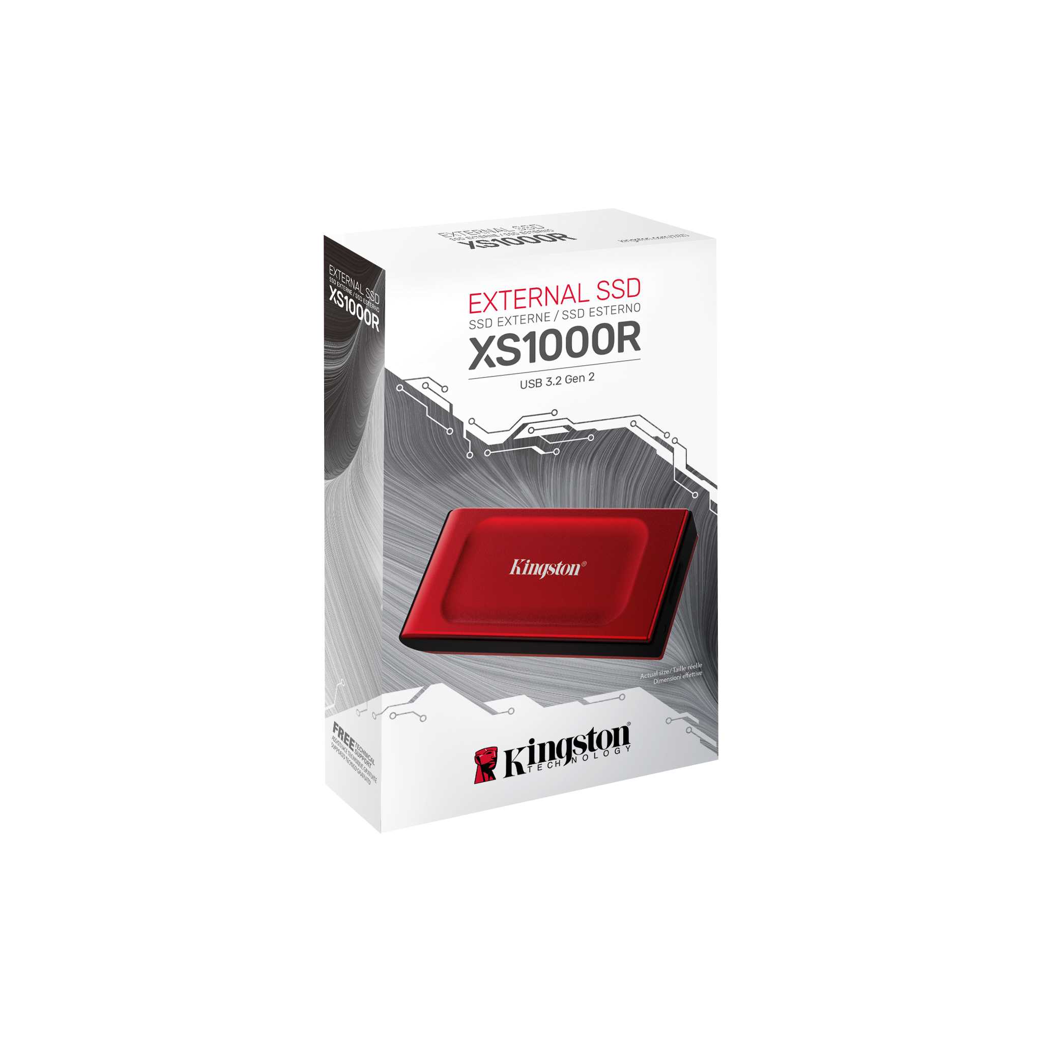 Kingston XS1000 Portable SSD (1TB/2TB) | Pocket-Sized | USB 3.2