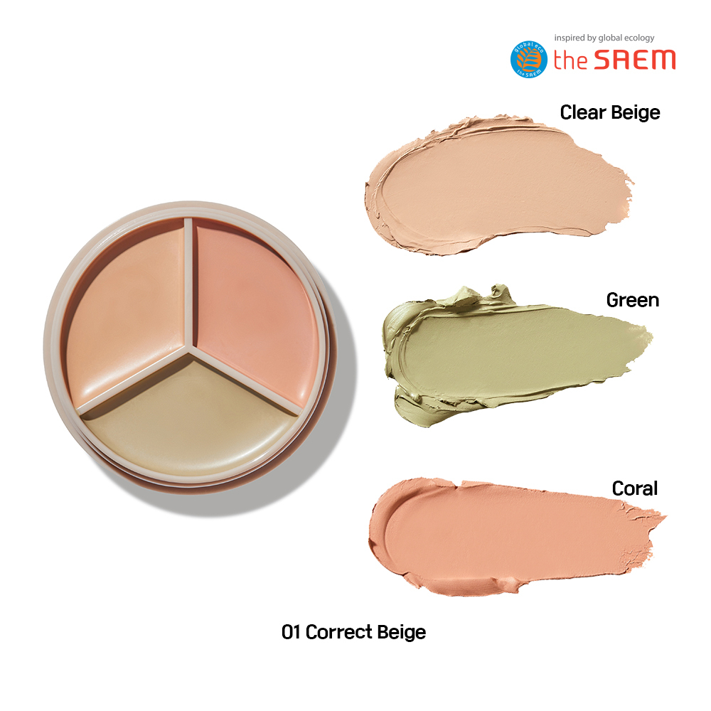 [KOREA TOP YouTuber the SAEM Cover Perfection Triple Pot