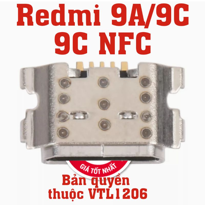 Cụm chân sạc Xiaomi redmi 9A 9C