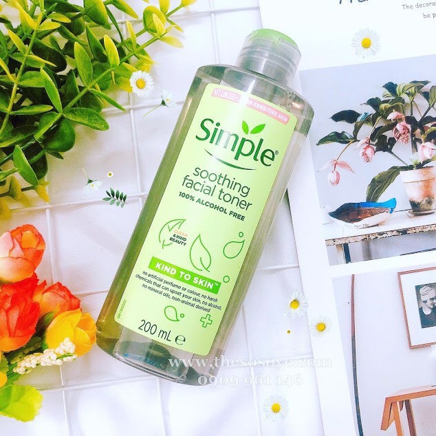 [GIẢM 50K PHÍ SHIP] Combo 4 món Simple Chăm Sóc Da Nhẹ Dịu Nhẹ