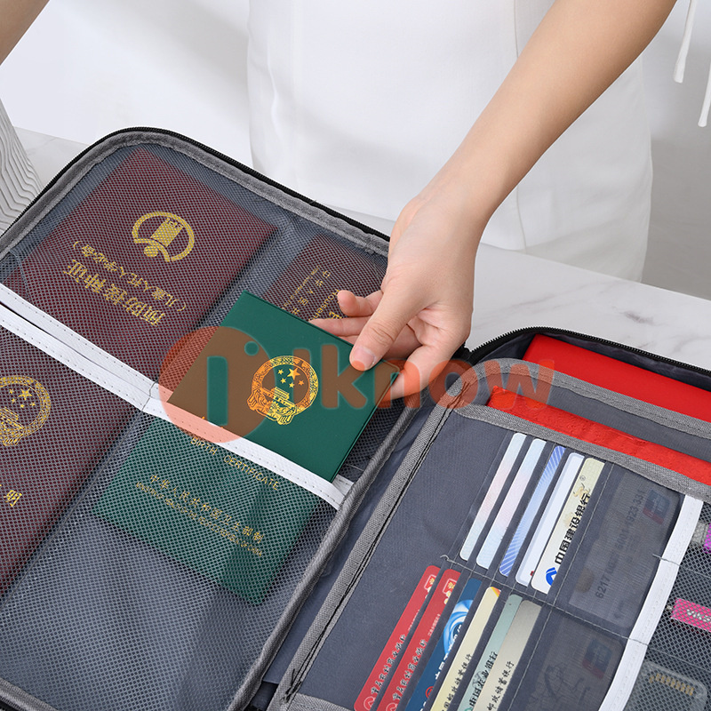 I Know Túi Đựng Tài Liệu Chống Cháy Có Khóa Túi Đựng Hồ Sơ, Túi Đựng Tài Liệu Chống Cháy Nhỏ Có Túi Đựng Tiền, Túi Đựng Hồ Sơ, Túi An Toàn Chống Nước Chống Cháy Có Khóa Kéo Cho Gia Đình Văn Phòng Du Lịch