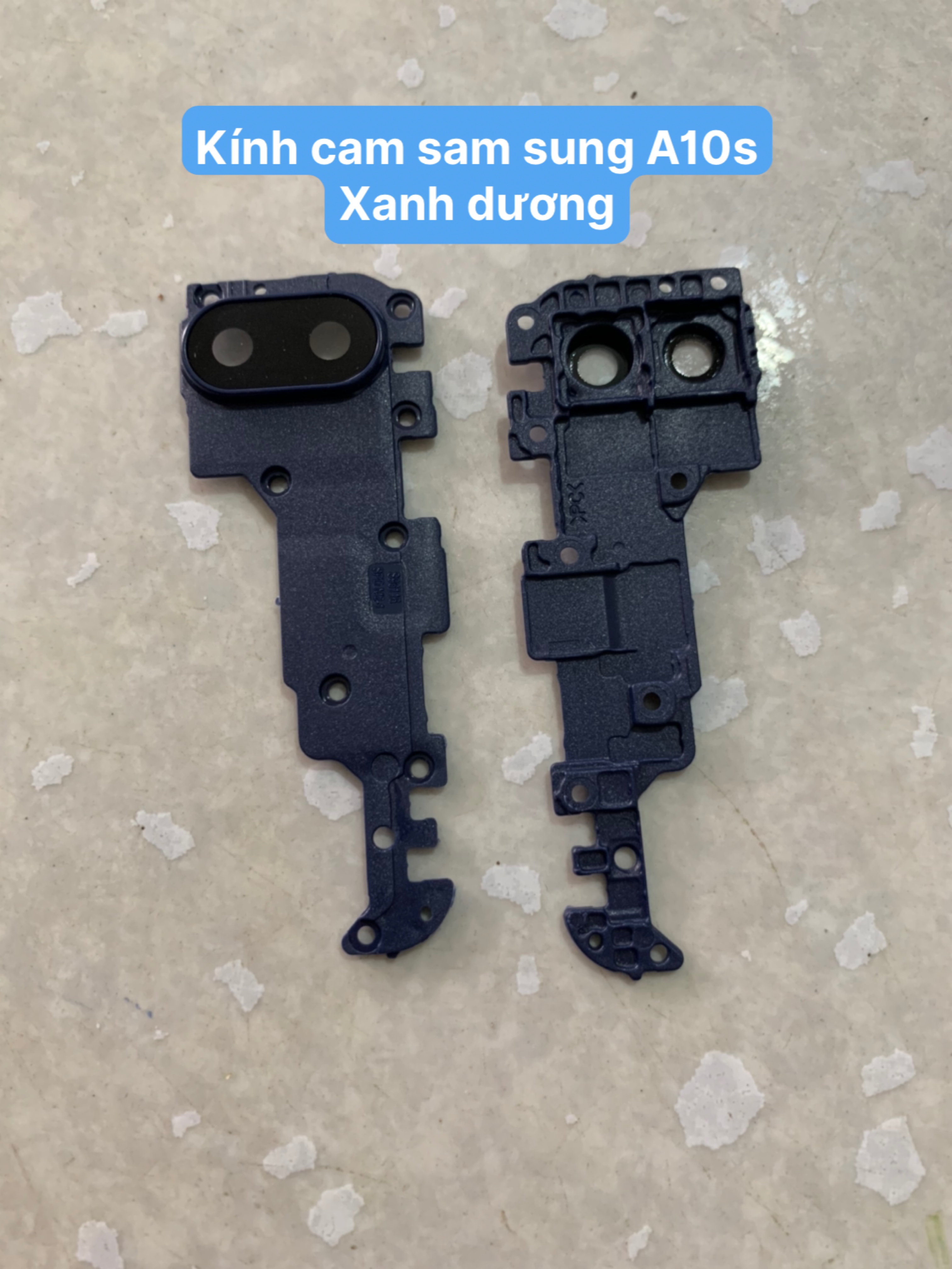 Cụm kính camera samsung A10s (gồm kính và vành như ảnh)