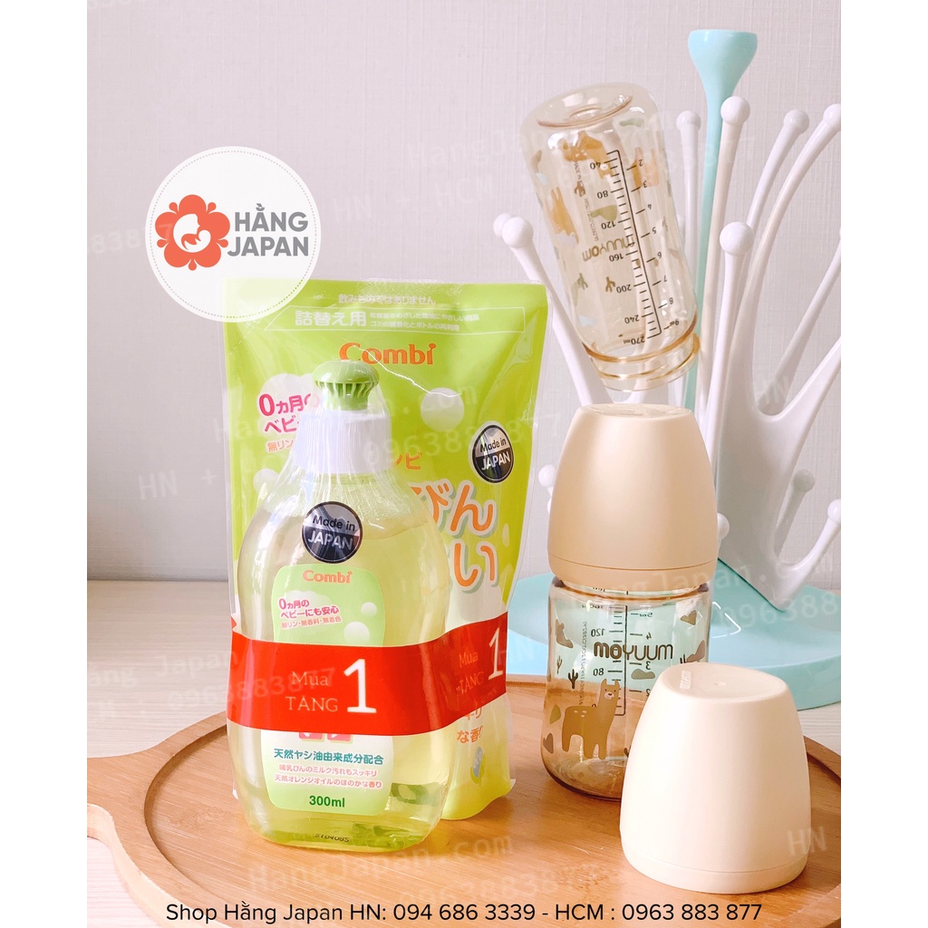 Mua 1 tặng 1 nước rửa bình sữa combi nhật bản đậm đặc