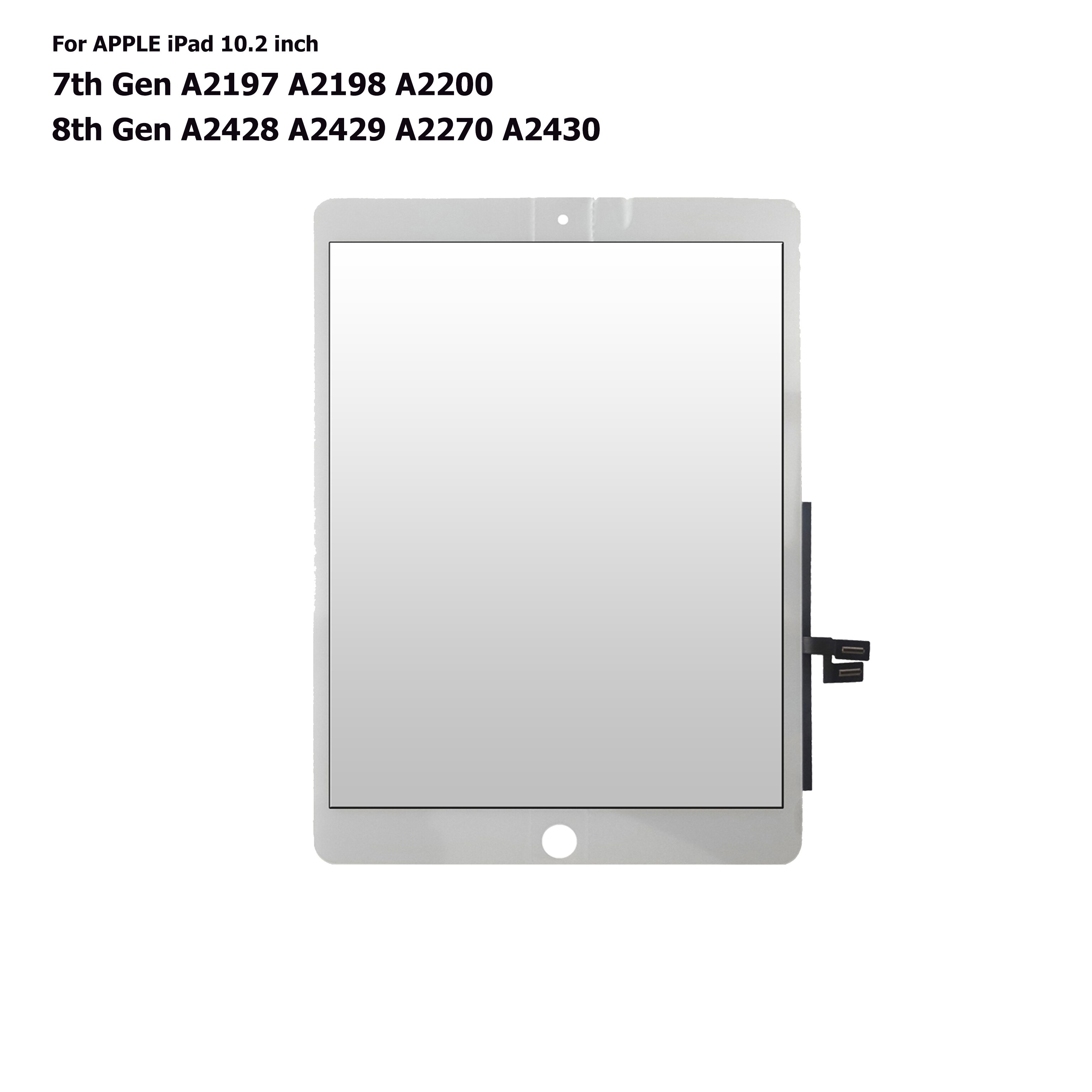 LCD Touch Screen Glass Display Replacement For iPad 10.2 2019 7th Gen A2197  A2200 For iPad 10.2 8th 2020 A2270 /9th A2602 A2603