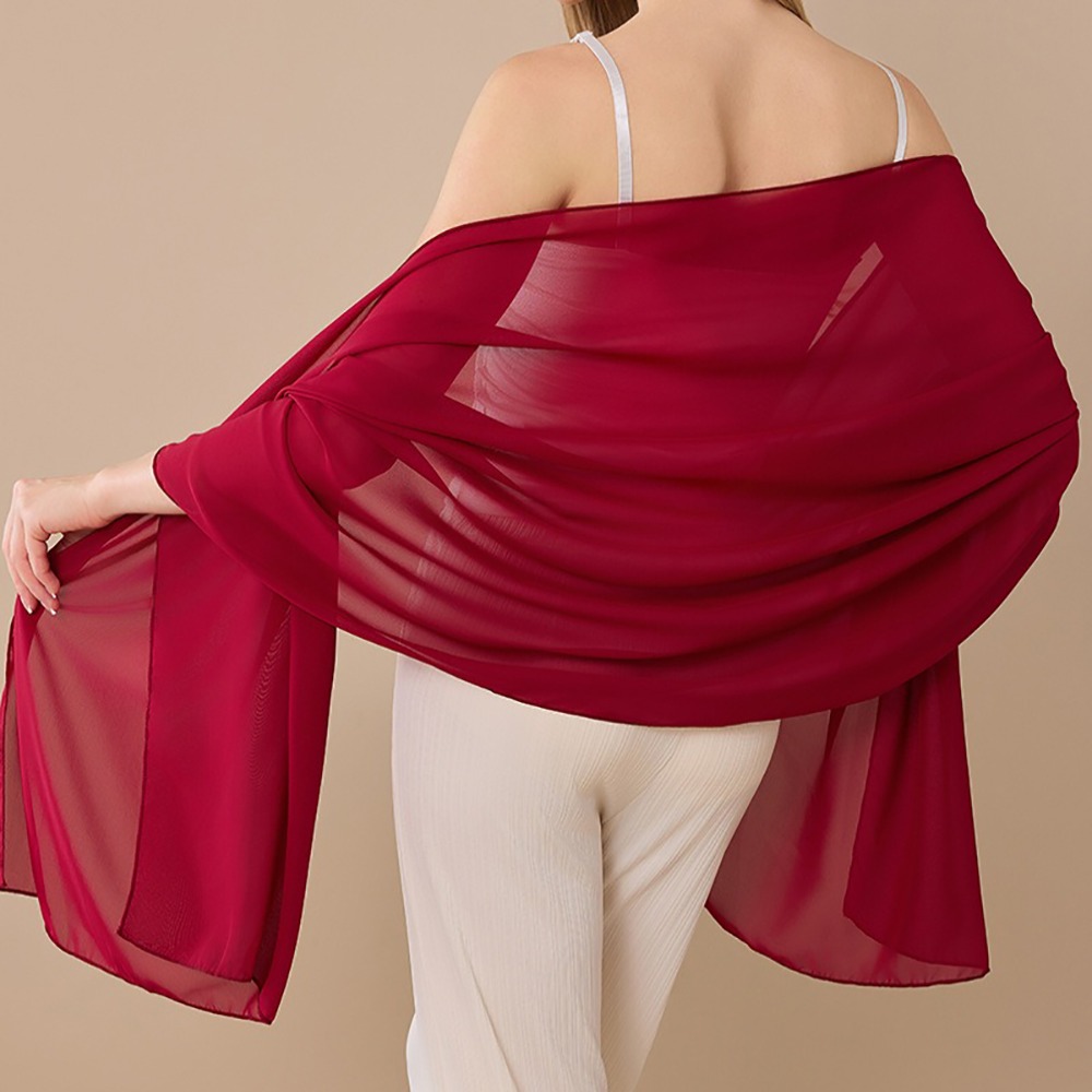 Elegant%20Chiffon%20Chiffon%20Shawl%20Long%20Lightweight%20Fabric%20Wedding%20Party%20Shawl%20Bridesmaid%20Shawl%20Bridal%20Party%20-%20Image%209