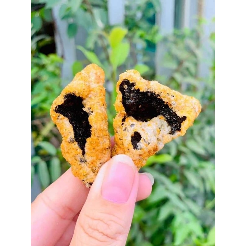 SNACH rong biển lắc phô mai trứng muối ( túi zip 500g)