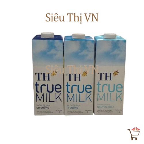 Hộp Sữa TH True Milk 1lit