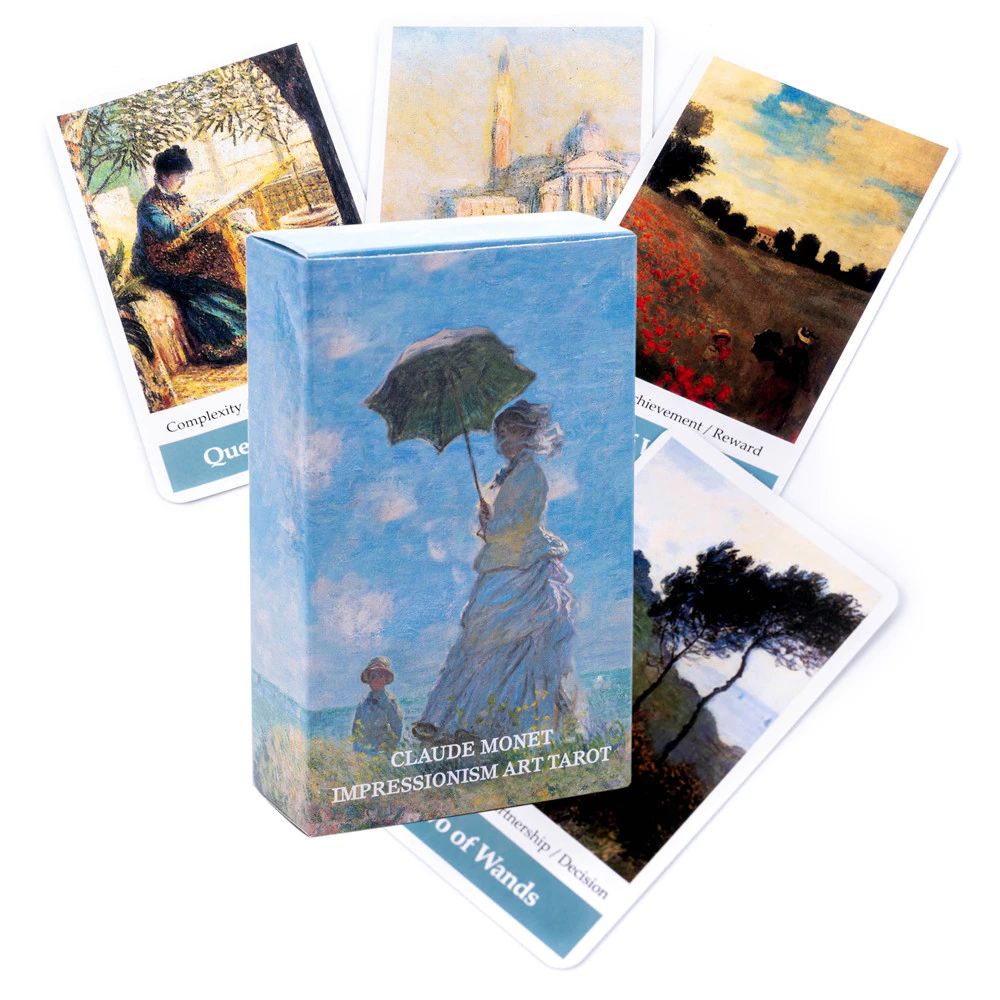 [Size Gốc] Bộ bài Claude Monet Impresionism Art Tarot