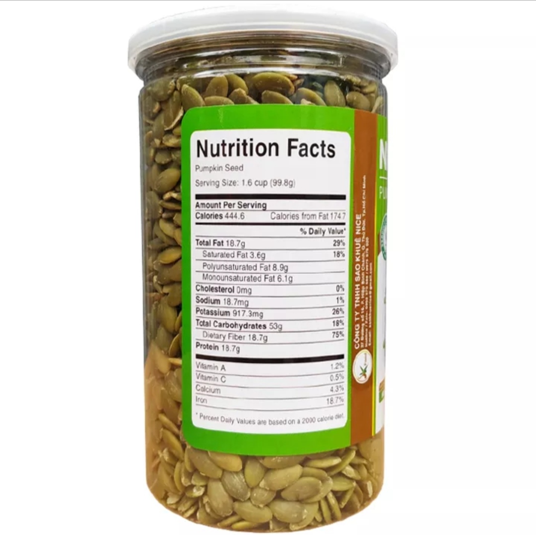 Nhân Hạt Bí Xanh Thơm Ngon Chất Lượng - 500g