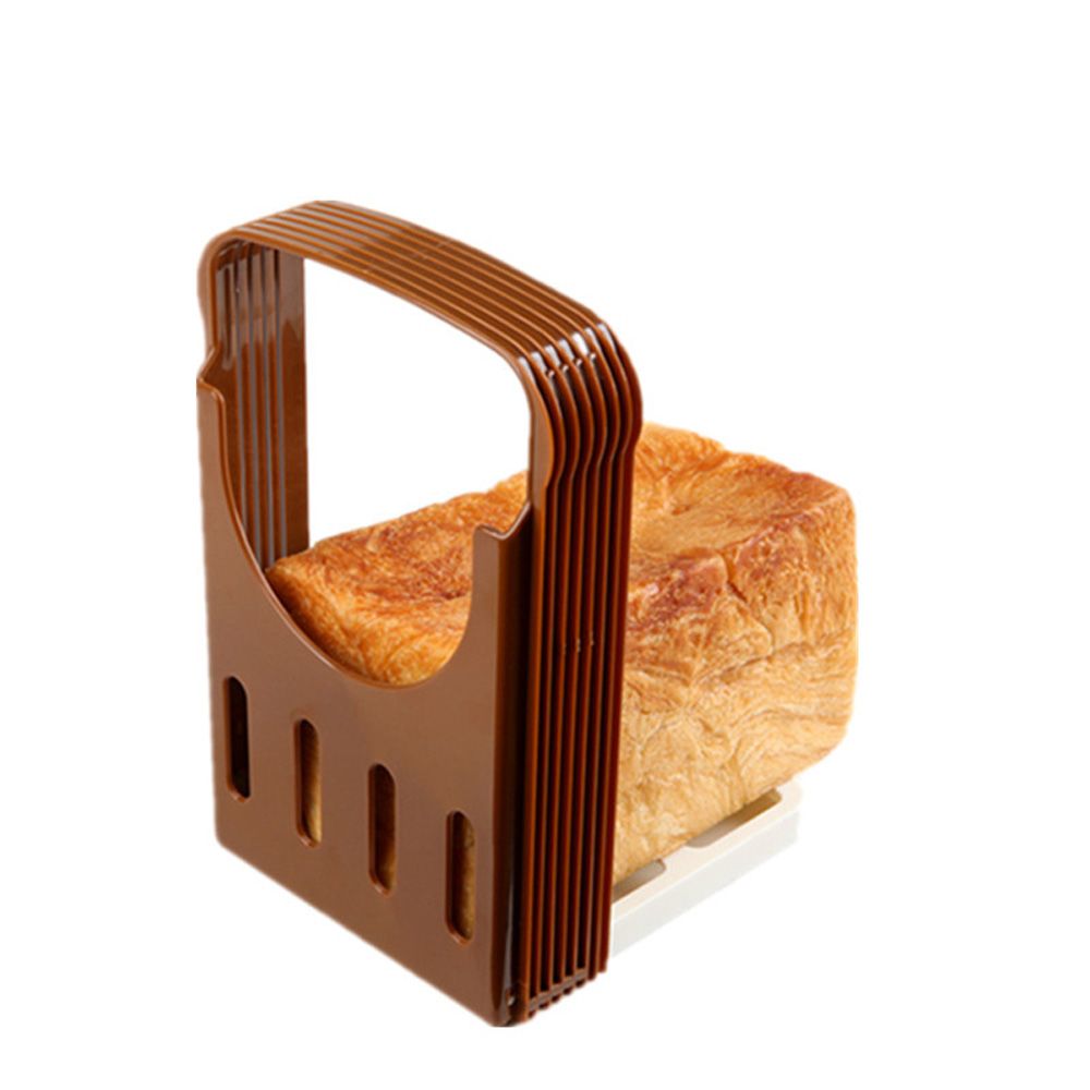 HUYAN Foldable Loaf Cutting Slicing Kitchen Accessories Bread Cutter Toast Slicer Baking Tool