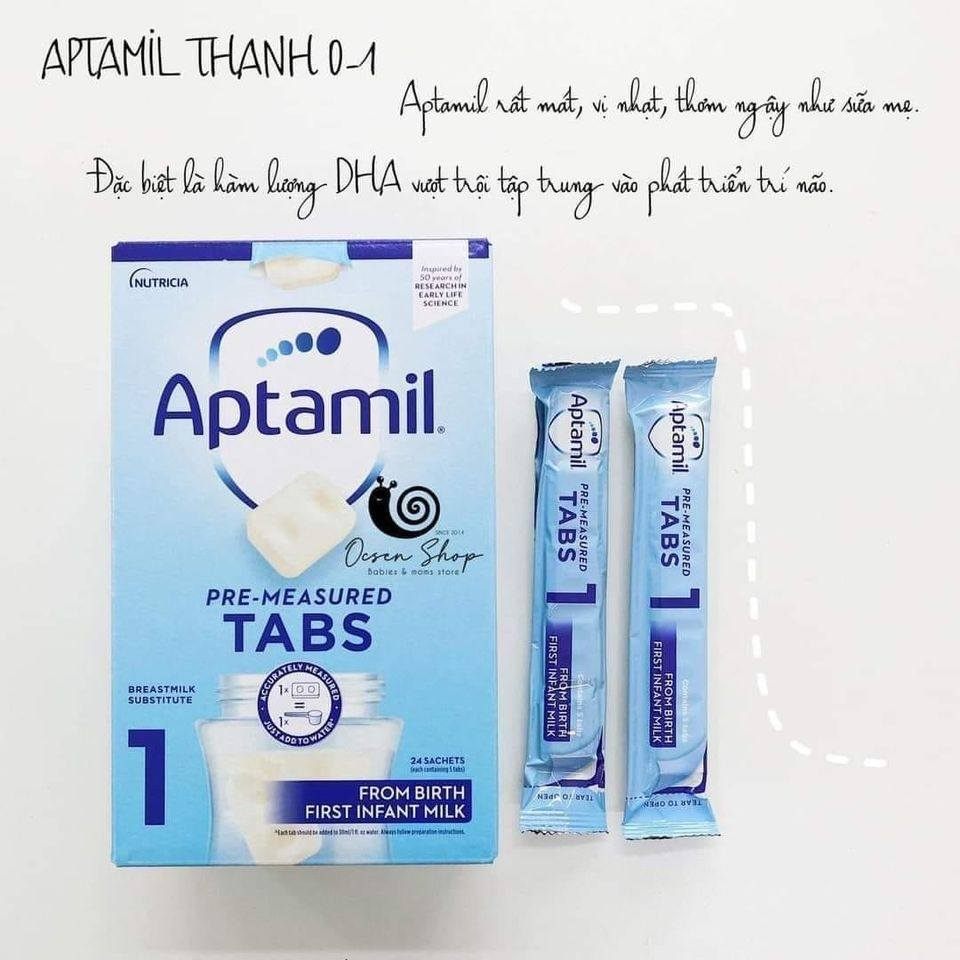 Sữa thanh Aptamil Anh số 1- 24 thanh