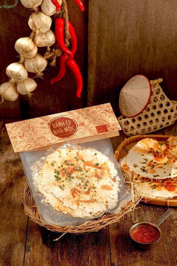 Bánh Ép Tôm đặc sản Huế - Hộp 05 bánh