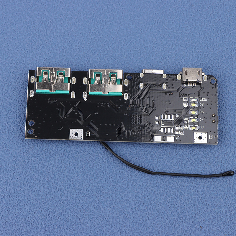 QC4.0 QC3.0 LED Dual USB 5V 4.5A 22.5W Micro/Type-C USB Mobile Power Bank 18650 Charging Module Temperature Protection.