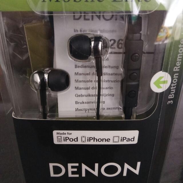 Tai nghe nhét tai Denon C260R Fullbox (Hàng Nhật)