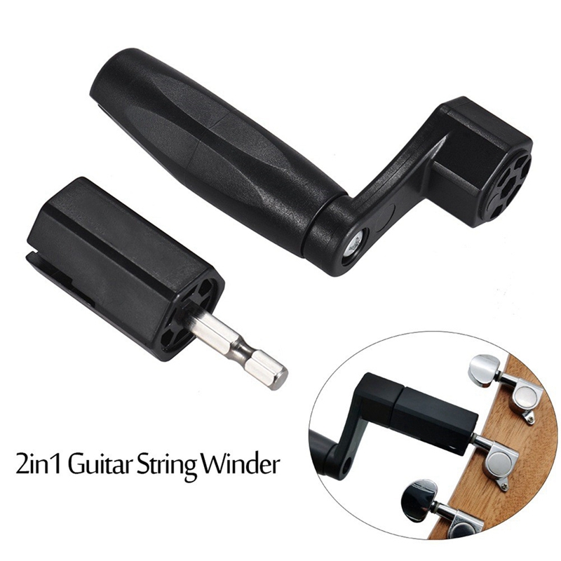Multifunctional Guitar String Winder Guitar String Winder Guitar Peg String Winder for Bass Acoustic Electric Guitar Bass Accessories Luthier Tools