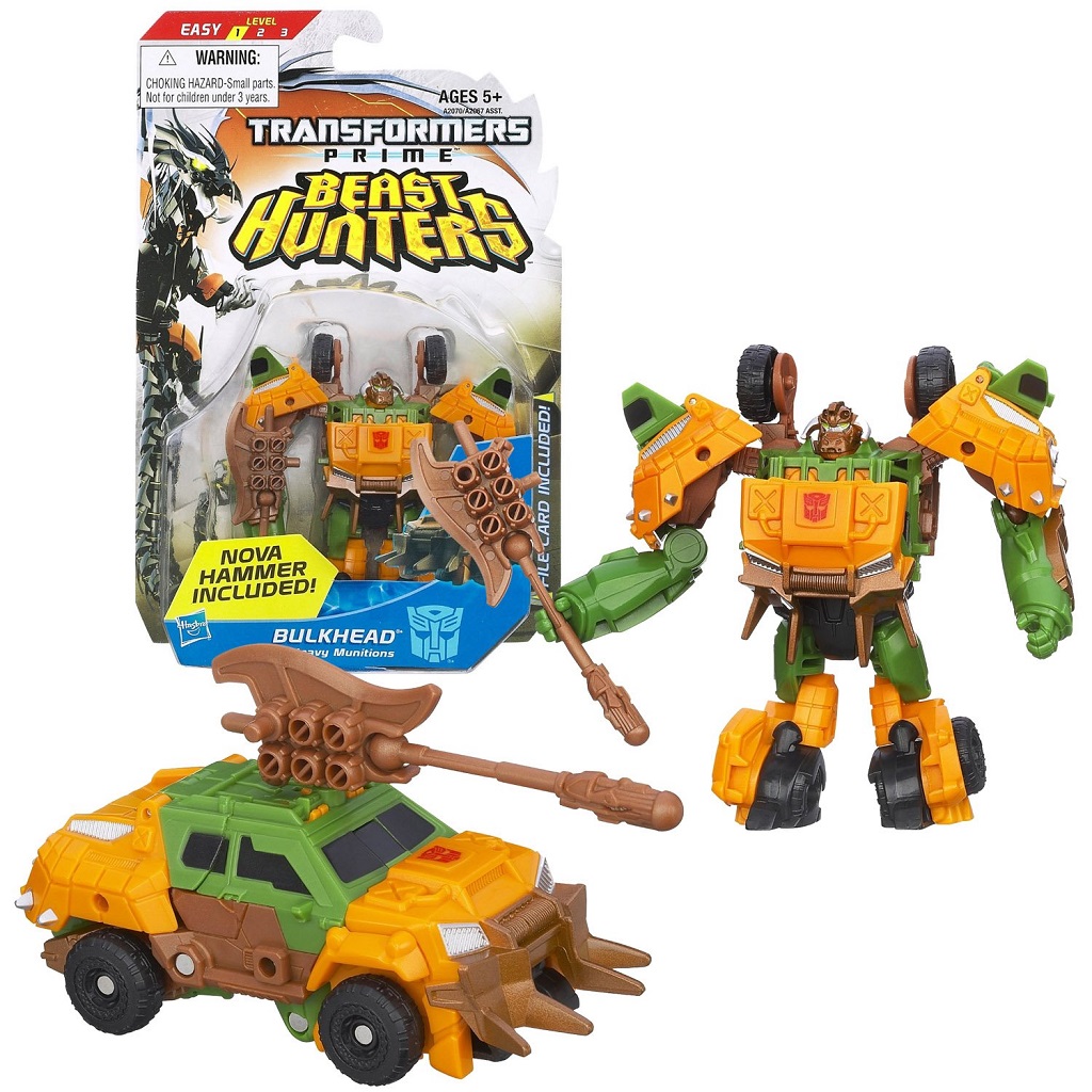 Đồ Chơi Robot Transformers Prime biến hình Optimus Prime/Predaking/Bulkhead/Magnus/Shockwave/Huffer - Beast Hunters Commander (Box)