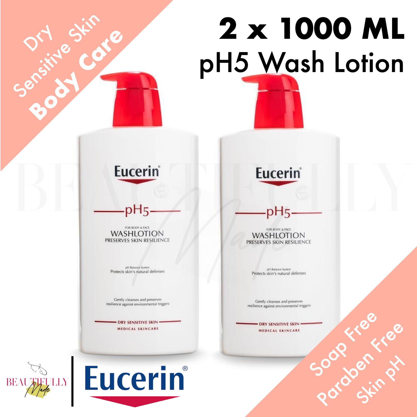 eucerin body cleanser