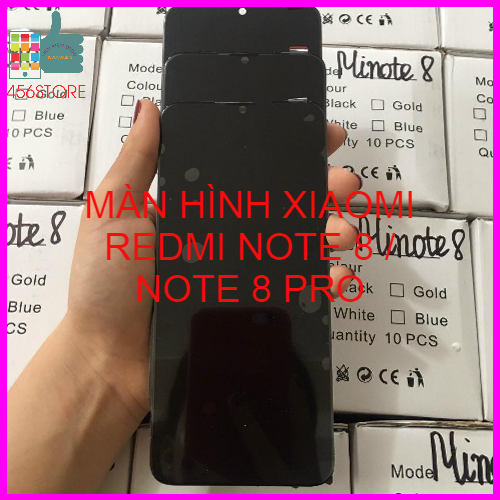 MÀN HÌNH XIAOMI REDMI NOTE 8 / NOTE 8 PRO NGUYÊN BỘ (MÀU ĐEN) - 456STORE