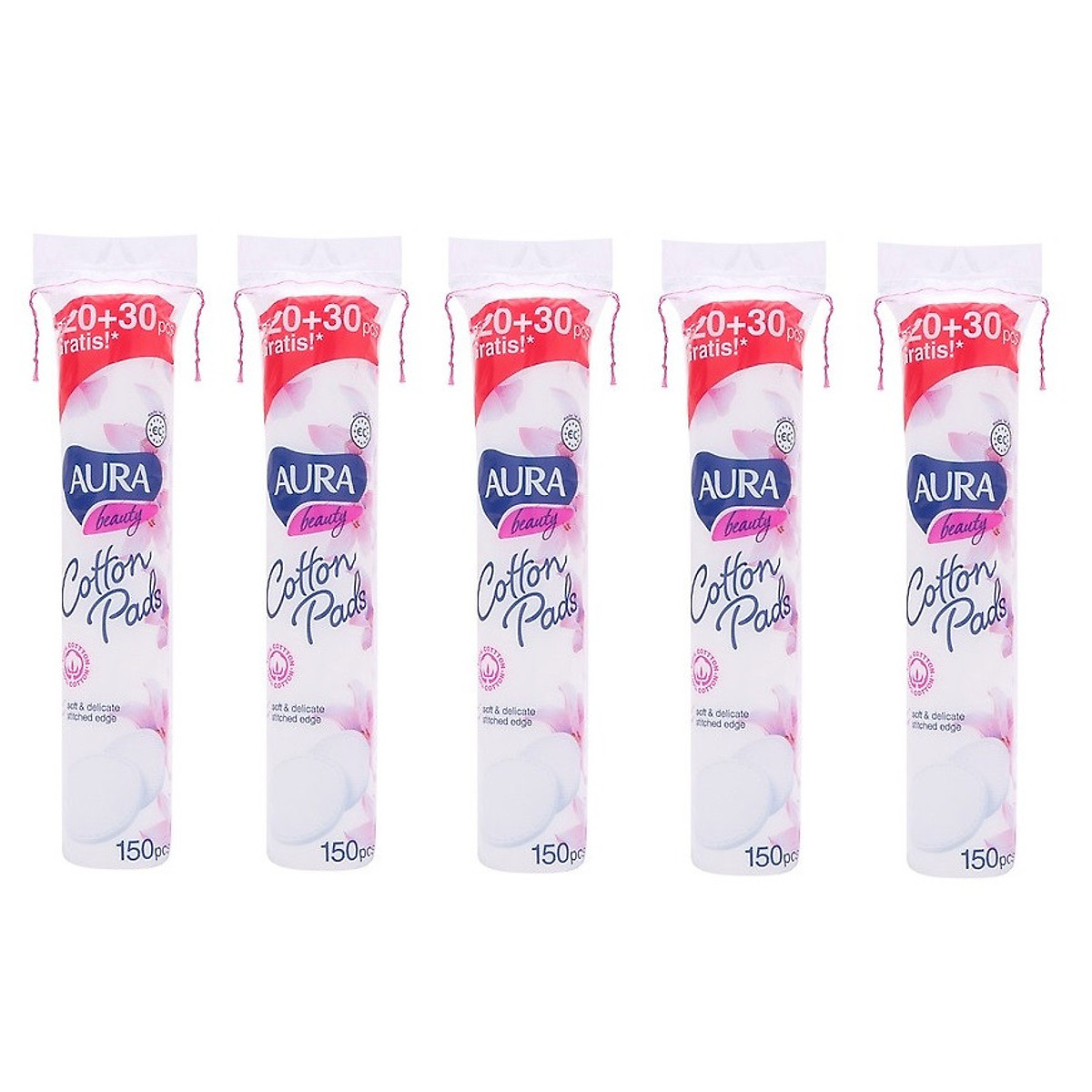 [HCM][RẼ VÔ ĐỊCH] Bông tẩy trang Aura Beauty 150 miếng