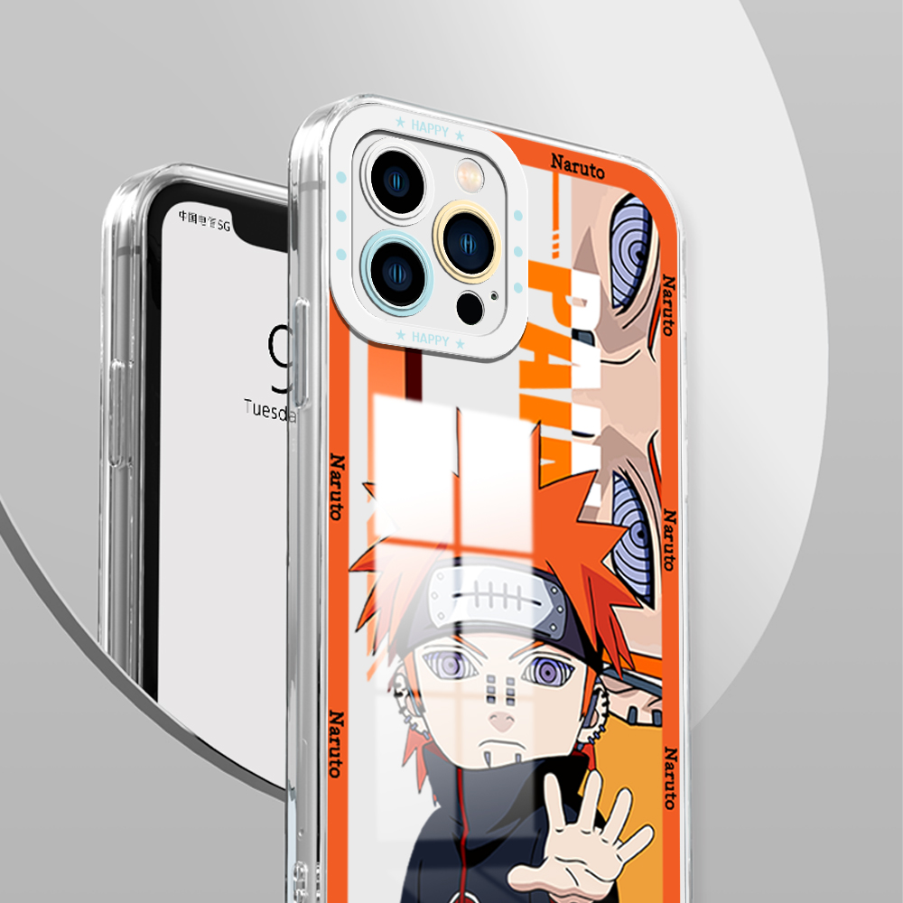 Hontinga for Redmi A5 4G Back Cover Cartoon Naruto Print Camera Protection Transparent TPU Soft Phone Case. 