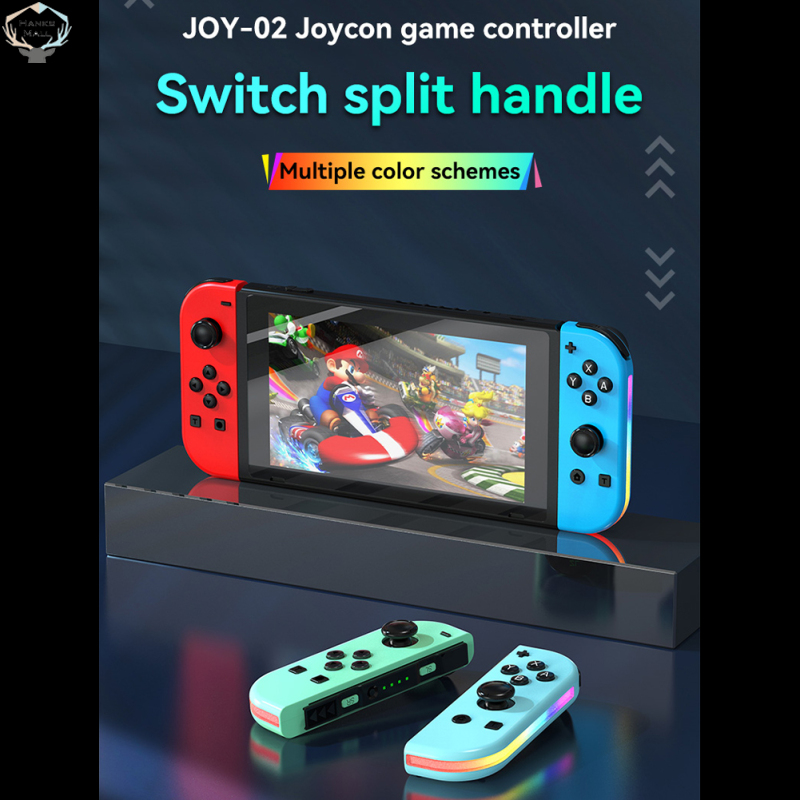 Games Controller Wireless Color RGB Lighting Game Console Handheld Console With Dual Vibration Wake-up Compatible For Switch