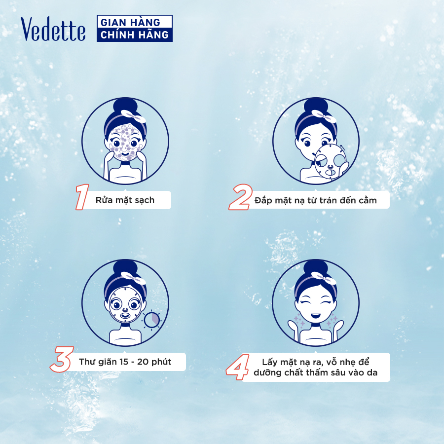 Combo 10 Mặt nạ thiên nhiên Vedette Bơ 22ml
