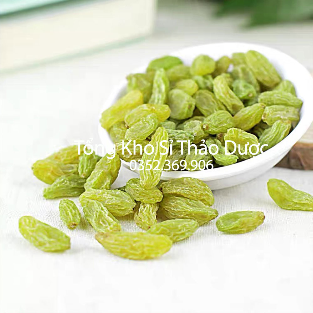 Nho khô xanh không hạt 500g (nho ăn vặt, làm bánh)