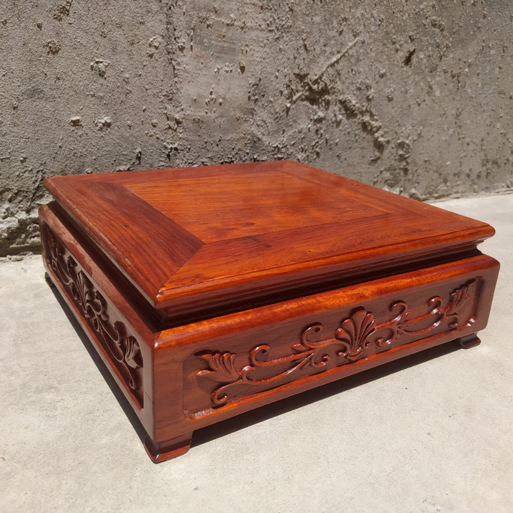 Đôn Gỗ, Kệ Gỗ Hương (Kt 25*25 Cao 8,5Cm)