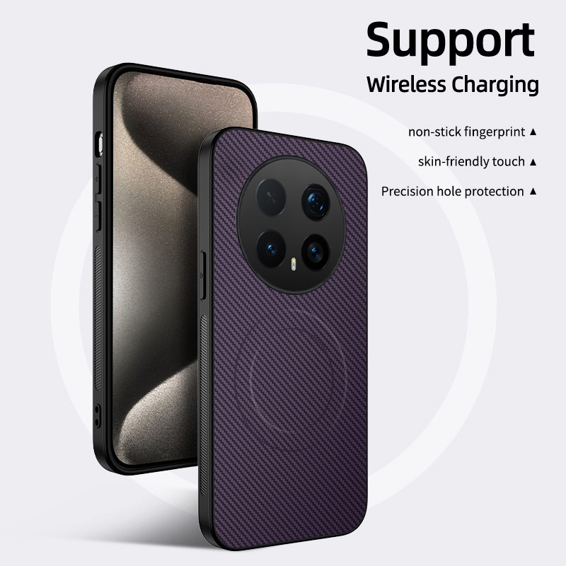 Phone%20case%20For%20Honor%20Magic8%208%20Pro%20Back%20cover%20Car%20Mount%20Magnetic%20Suction%20Wireless%20Charging%20Hard%20Shell%20Shock%20Absorption%20Fashionable%20Texture%20Design%20for%20Honor%20Magic%208%20Pro%20Cover%20cases%20-%20Image%204