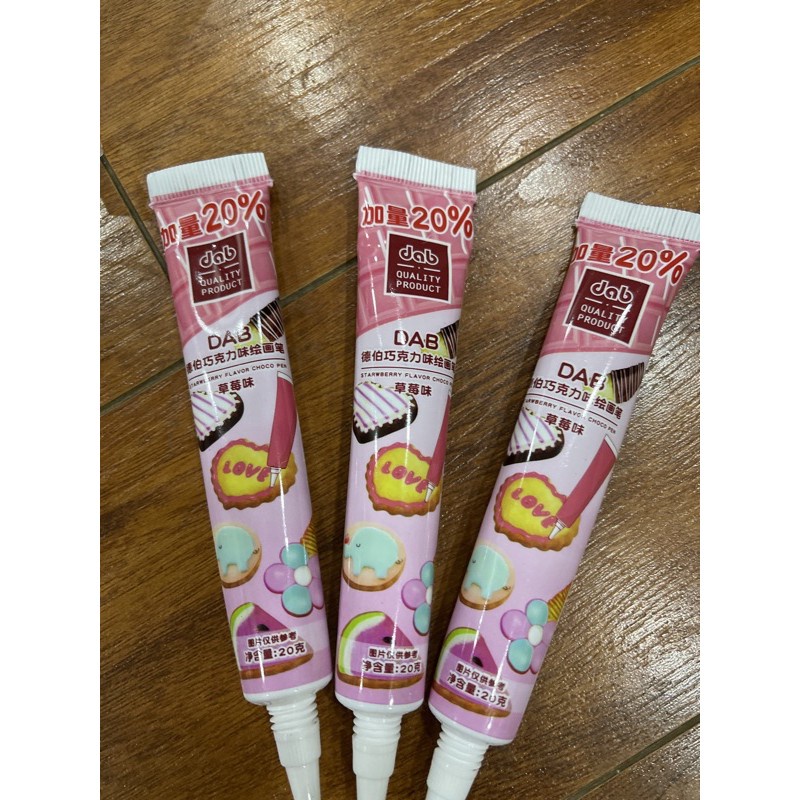 Bút tuýp viết socola nhiều màu 20g